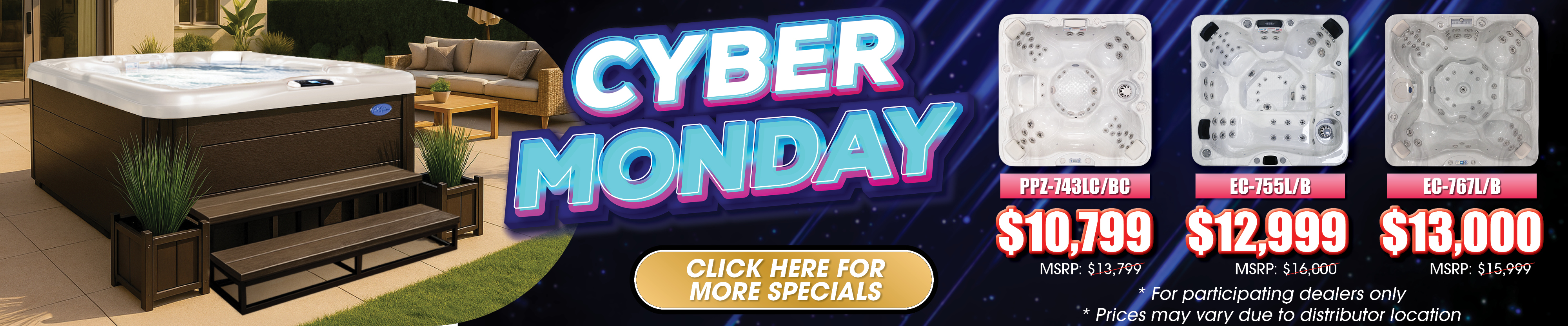 Calspas hot tub being used in a family setting - Tallahassee