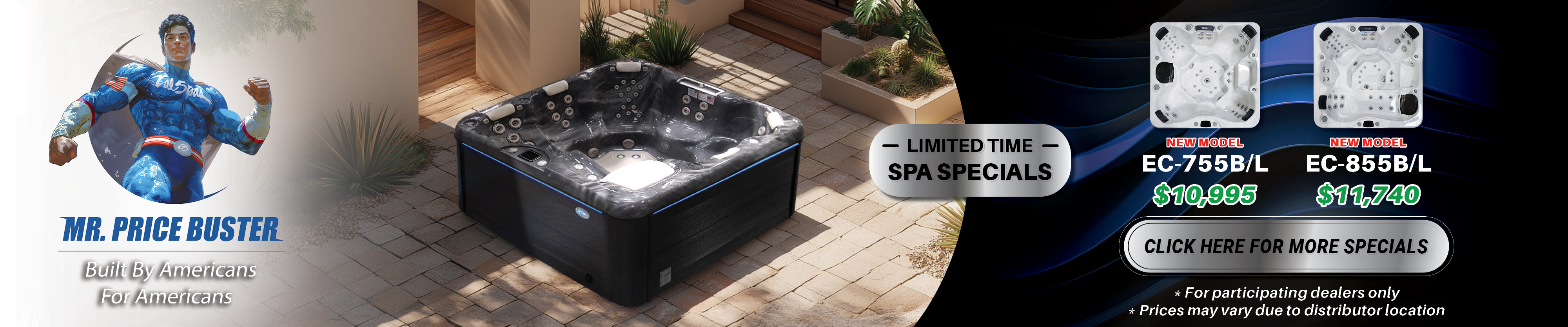 Calspas hot tub being used in a family setting - Tallahassee